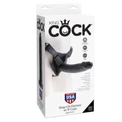 Gode Ceinture Réaliste Noir 23cm – King Cock 9 -Erotikartikel Verkaufe 7782